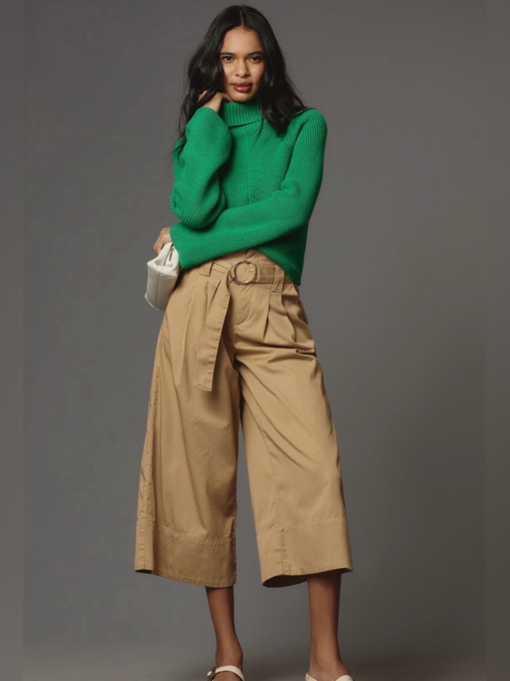 NWT Maeve High-Rise Belted Culottes